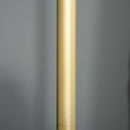 Lampada da Terra con Paralume in Stoffa E27 Ø40x160 cm  Oro