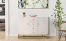 Mobile Montpellier Crema 120x40x85 cm in Ferro Legno 
