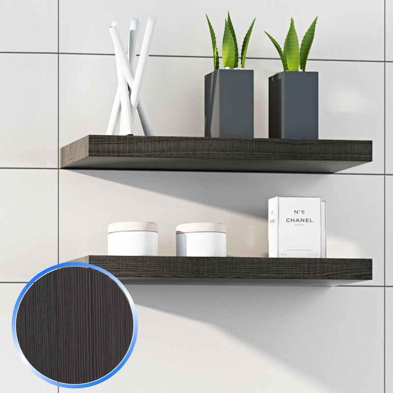 Mensola da Bagno in Legno Rovere Spazzolato 50X4cm Fosterberg Nantes 2