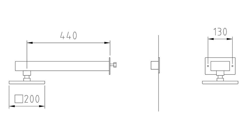 Braccio Doccia Bagno Deviatore Miscelatore e Doccetta in Acciaio Ama Luxury Demetra