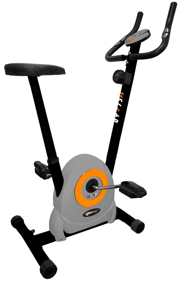 acquista Cyclette Magnetica 97x54x121 cm 8 Livelli di Resistenza con Computer Multifunzione Nera e Grigia