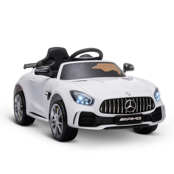 Voiture Porteuse Electrique 12V Mercedes GTR AMG Blanc acquista