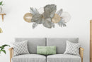 Pannello Mety 134x9,5x70 cm in Ferro Multicolor