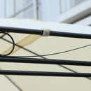 Gazebo Rettangolare con Struttura in Metallo Robusto e Teli Laterali Crema 4x3m 