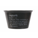 Tazza Bowl per Yogurt e Cereali 550 ml in Gres VdE Tivoli 1996 Nero e Bianco