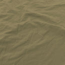 Set Lenzuola Sopra Sotto e 2 Federe Linea Water Washed Ocra