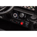 Macchina Elettrica per Bambini Fuoristrada Toyota Fj Cruiser 12V Telecomando Ruote in Gomma e Sedile in Pelle Nero e Mimetico