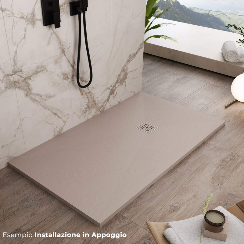 Piatto Doccia in Pietra Bonussi Canton Sabbia Varie Misure