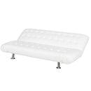 Divano Letto Prontoletto Zeus Rivestimento in Similpelle Bianco