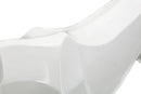 Statua Pantera 70x32,5x18 cm in Poliresina Bianco
