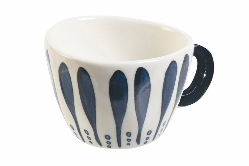 Set 6 Tazzine Caffè 90 ml in Gres Villa d'Este Home Tivoli Masai Blue