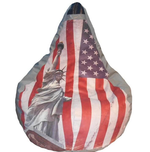 sconto Pouf Pouf en Polyester Design Statue Liberté Avalli