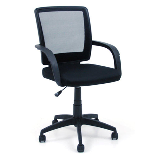 prezzo Fauteuil de travail en tissu noir pour bureau 