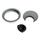 Passacavi Circolare 80 mm a Incasso Zama Cromo Opaco 7 Pezzi Emuca