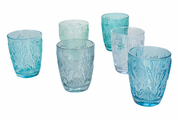 sconto Lot de 6 verres à eau en verre 230 ml Villa d'Este Home Tivoli Pantelleria