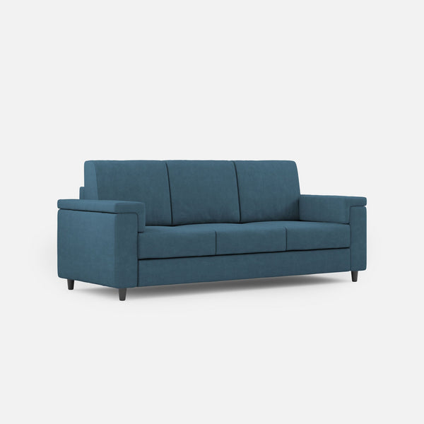 sconto Divano 3 Posti 208x85x85 cm Marrak in Tessuto Avio