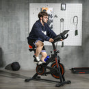 Cyclette con Volano da 8 kg e Schermo LCD 103x53x100-114A cm in Acciaio e ABS Rosso e Nero  