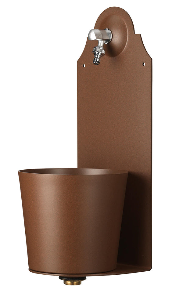 acquista Fontana a Parete da Giardino con Rubinetto Belfer 42/PRX Ruggine
