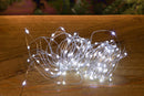 Set 4 Mini Luci di Natale 100 Led 10 Metri Uso interno 