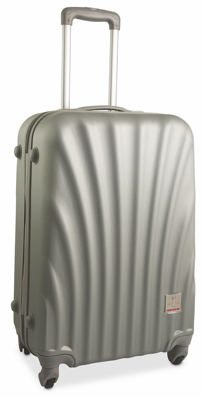 Set 2 Valigie Trolley Rigide in ABS 4 Ruote TSA Soriani Grigio