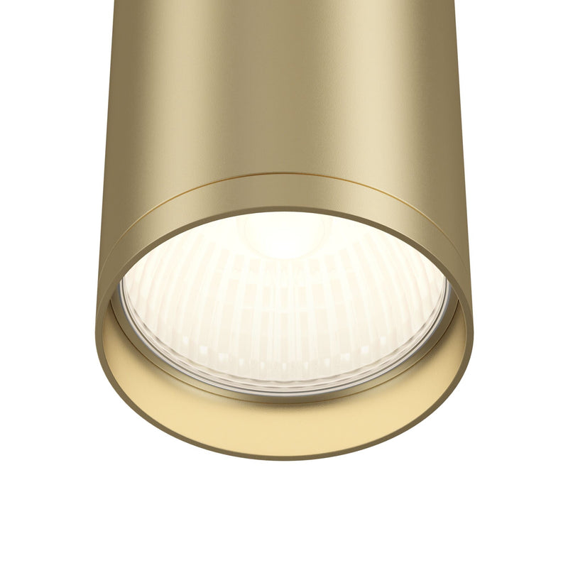 Plafoniera Ceiling & Wall in Metallo FOCUS S Opaco Oro