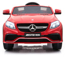 Macchina Elettrica per Bambini 12V Mp4 con Licenza Mercedes GLE 63 AMG Coupè Rossa