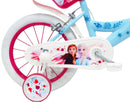 Bicicletta per Bambina 16"" 2 Freni Disney Frozen Azzurra