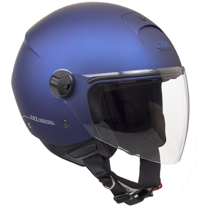 Casco Jet per Scooter Visiera Lunga CGM Florence 107A Blu Opaco XS - (53-54 cm)