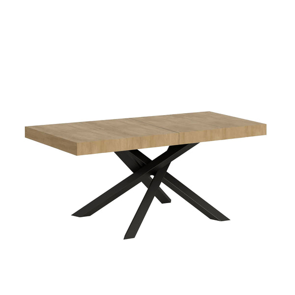 Table extensible 120/224x90x77 cm Volantis Premium Chêne Naturel prezzo