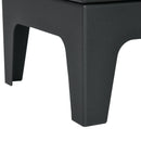 Camino a Bioetanolo da Pavimento 36x26x54 cm Bruciatore da 1,2L in Acciaio Inox Nero 