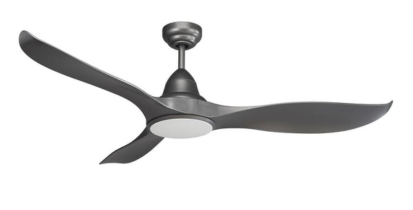Ventilateur de Plafond avec 3 Pales et LED Ø132 cm 5 Vitesses Martec Wave Noir online