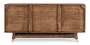 Credenza 2 Ante 11 Cassetti 160x40x75 cm in Legno Multicolore