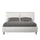 Lit double blanc de différentes tailles
