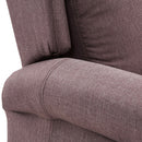 Poltrona Alzapersona Elettrica 2 Motori Reclinabile in Tessuto Beige T.