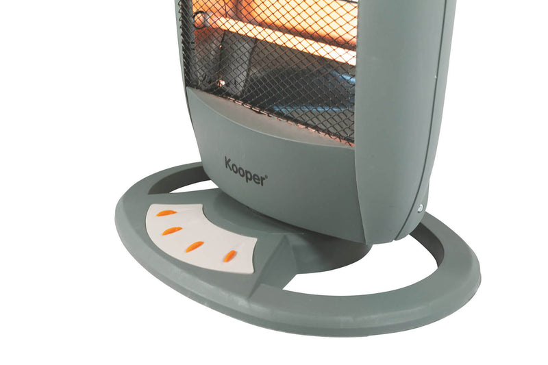 Stufa Alogena 1200W 3 Elementi Kooper India Tortora