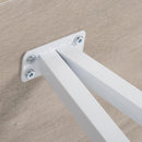 Scrivania da Ufficio 2 Mensole 120x60x76 cm 