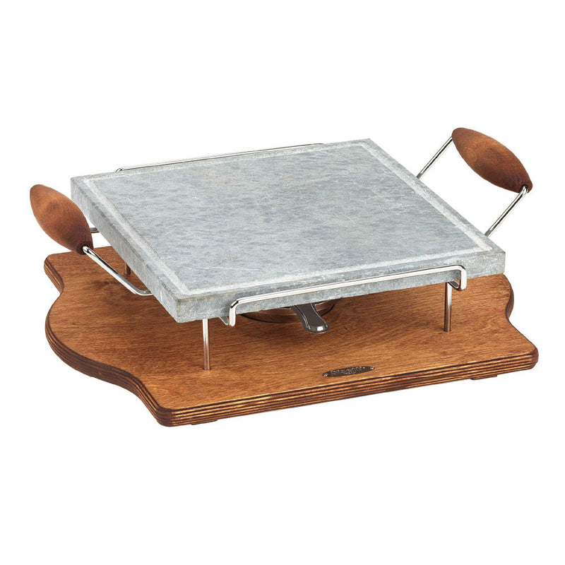 Pietra Ollare Quadrata con Fornelletto Bisetti