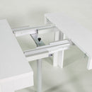 Consolle Allungabile in Legno H76,5x47x90/247cm 4 Allunghe Itamoby Magix Bianco Lucido Classica