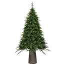 Albero di Natale Macao 210 cm Folto Base Effetto Legno Tronco 2037 Rami Foltissimo