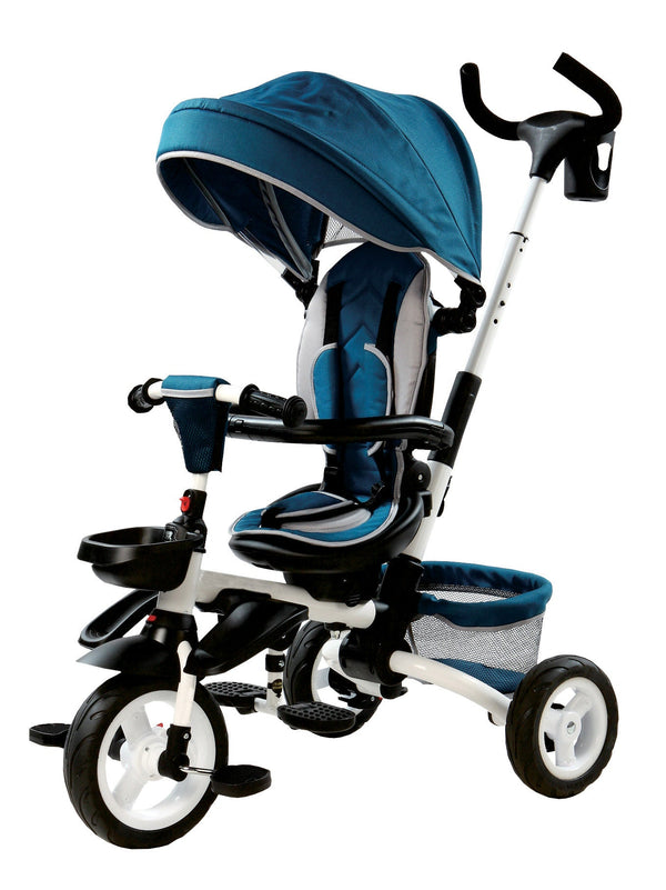 Poussette Tricycle Pliable Miller pour Enfants Bleu prezzo