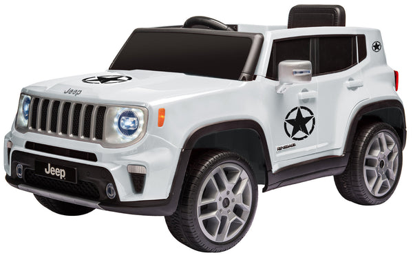Voiture électrique pour enfants 12V Jeep Renegade Limited Blanc sconto