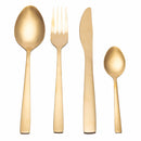 Servizio Set di Posate 24 Pezzi Oro in Acciaio Villa d'Este Home Tivoli Modern