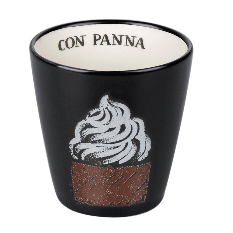 Set 8 Tazzine da Caffè Ø5x6 cm in Stoneware VdE Tivoli 1996 Un caffè come piace a me