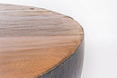 Tavolino Lancaster Grigio D90 in Legno Riciclato