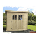 Casetta Box da Giardino per Attrezzi 2,50x2,53m Senza Pavimento in Legno Abete 19mm Talion