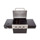 Barbecue a Gas 3 Bruciatori con Fornello Laterale Sochef Gustoso