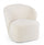 Fauteuil de salon Babila 79,5x75,5x72 cm en Bouclé Naturel