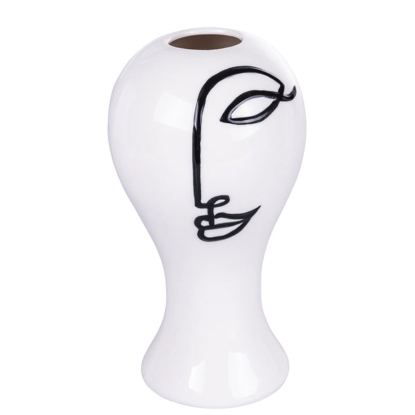 Vaso con Viso Ø12,8x24 cm in Ceramica VdE Tivoli 1996 Vis a Vis acquista