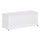 Coffre Coffre Rectangulaire 100x40x40 cm en Aggloméré Blanc