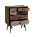 Comò 5 Cassetti Rettangolare in Legno Belfort